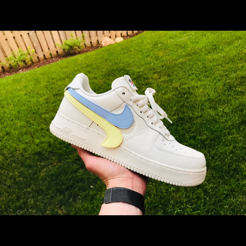 Nike af1 All star swoosh pack sail/sail size 10